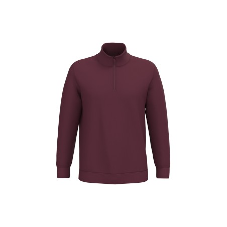Zip neck sweatshirt