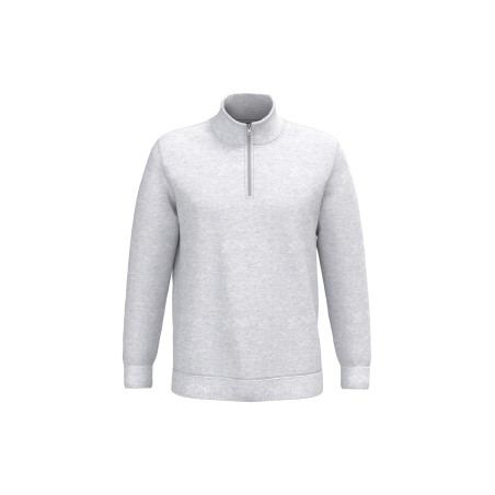 Zip neck sweatshirt