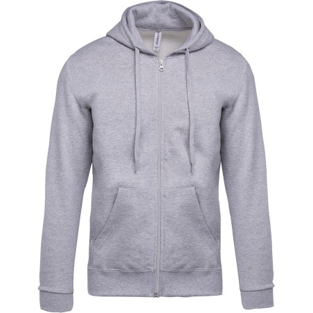 Sudadera capucha y cremallera unisex