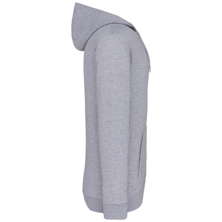 Full zip hooded sweatshirt