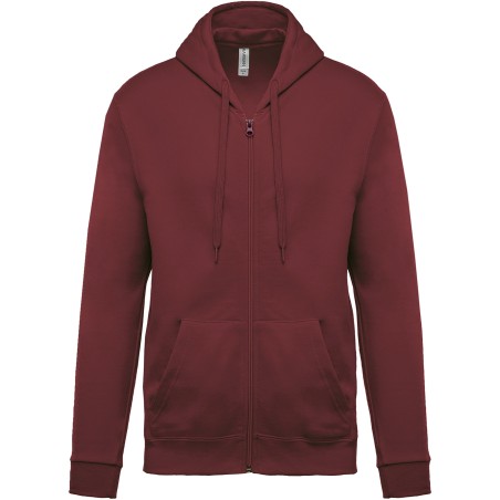 Sudadera capucha y cremallera unisex