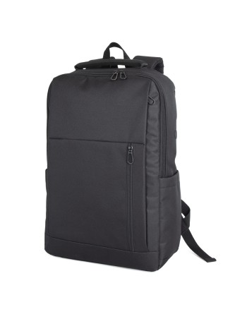 Business backpack with front pocket easy printing