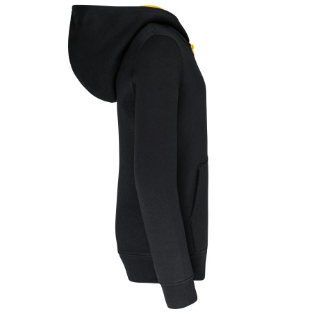 Sudadera capucha y cremallera niños