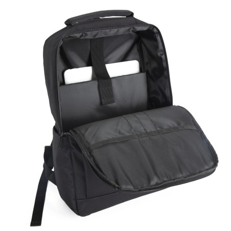 Business backpack with front pocket easy printing