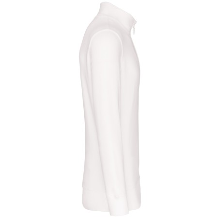 Zipped neck sweatshirt