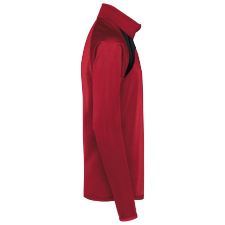 Kids\\\' zip neck training top