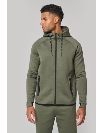 Men\\\'s hooded performance jacket
