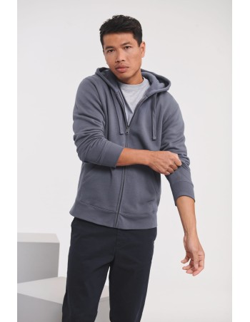 Sudadera Authentic con cremallera y capucha