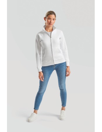 Chaqueta de felpa Premium con cremallera mujer (62-116-0)