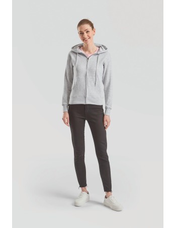 Ladies\\\' Premium Full Zip Hooded Sweatshirt (62-118-0)