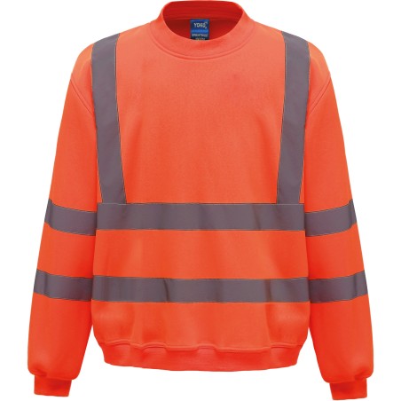 Sudadera Alta Visibilidad cuello redondo