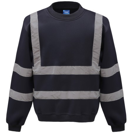 Sudadera Alta Visibilidad cuello redondo