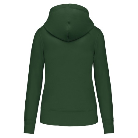 Sudadera capucha ecorresponsable mujer
