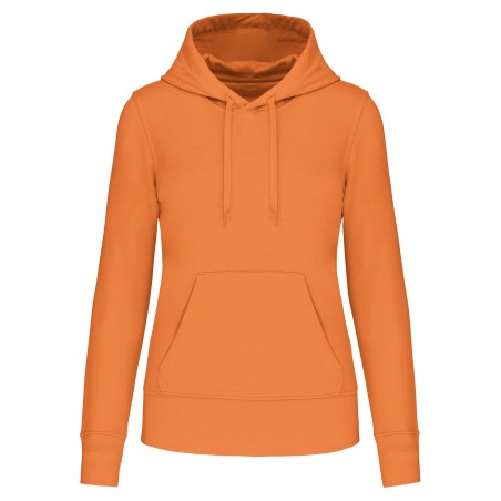 Sudadera capucha ecorresponsable mujer