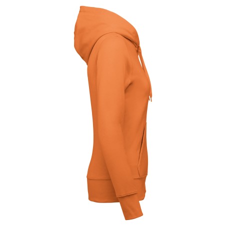 Sudadera capucha ecorresponsable mujer