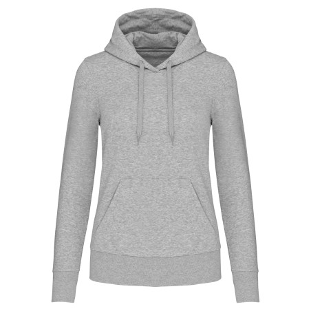 Sudadera capucha ecorresponsable mujer