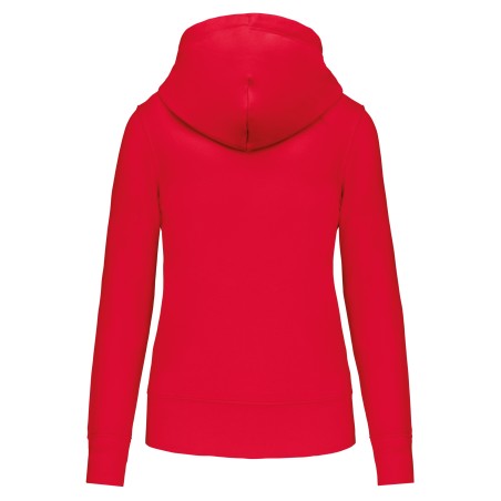 Sudadera capucha ecorresponsable mujer