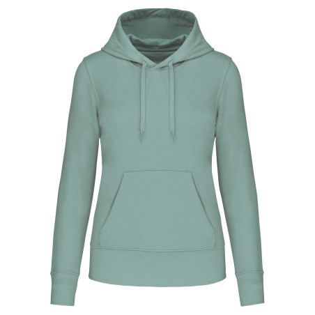 Sudadera capucha ecorresponsable mujer