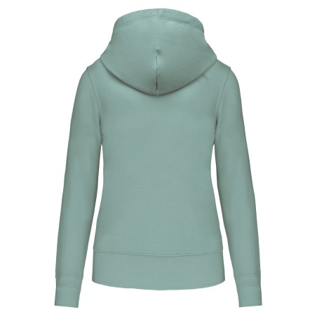 Sudadera capucha ecorresponsable mujer