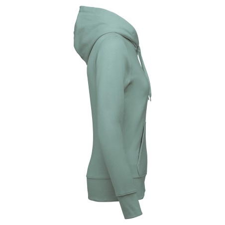 Sudadera capucha ecorresponsable mujer