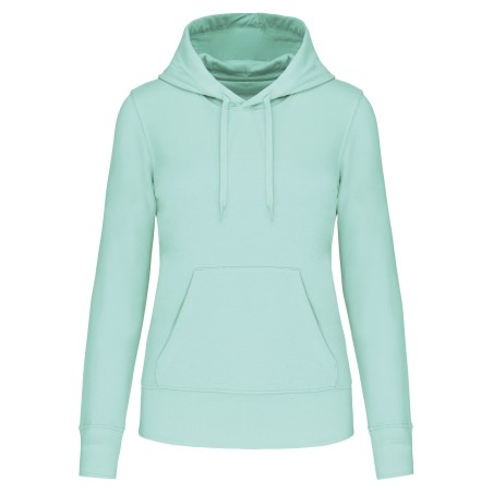 Sudadera capucha ecorresponsable mujer