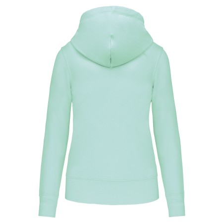 Sudadera capucha ecorresponsable mujer