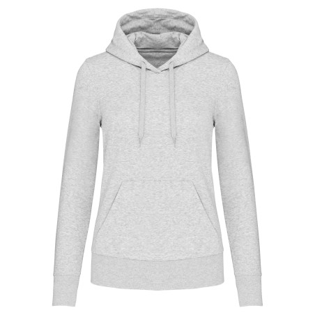 Sudadera capucha ecorresponsable mujer