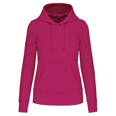 Sudadera capucha ecorresponsable mujer