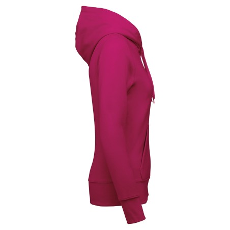 Sudadera capucha ecorresponsable mujer