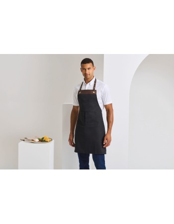 Espresso bib apron