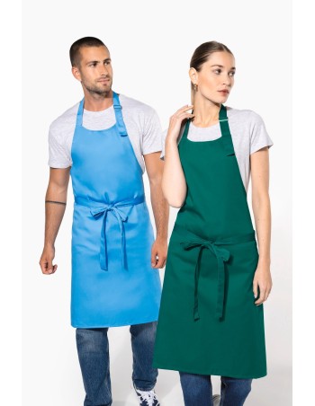 Polycotton apron without pocket