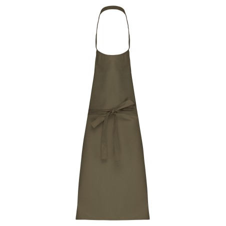 Polycotton apron without pocket