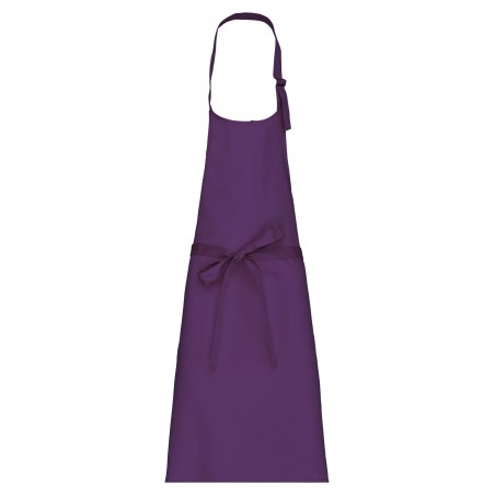 Polycotton apron without pocket
