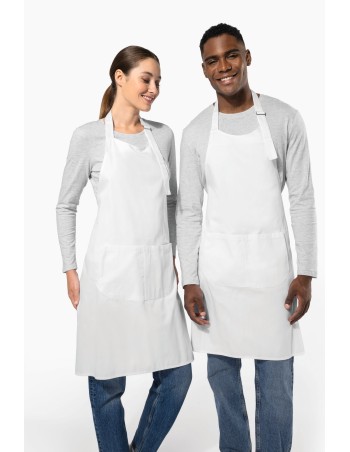 Polycotton apron high-temperature washable