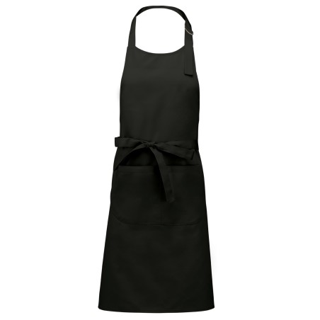 Polyester cotton apron with pocket