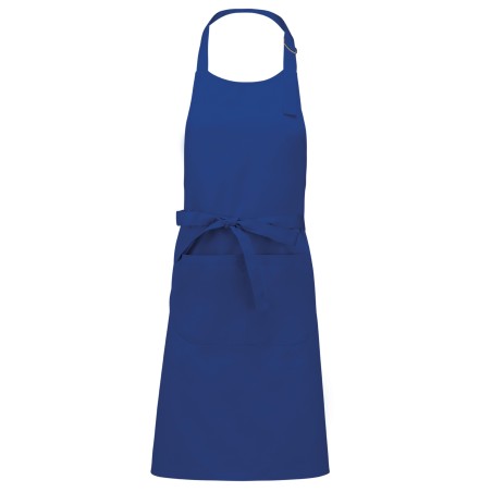 Polyester cotton apron with pocket