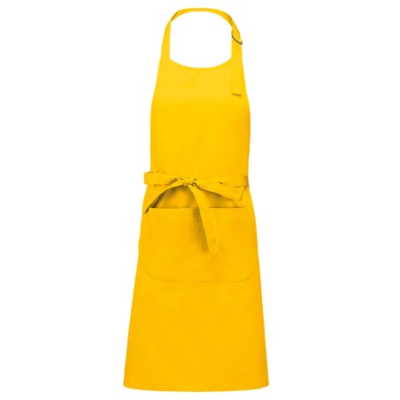 Delantal poliéster/algodón con bolsillo