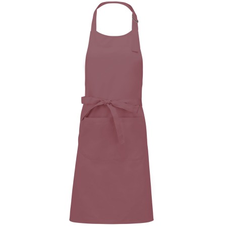 Polyester cotton apron with pocket