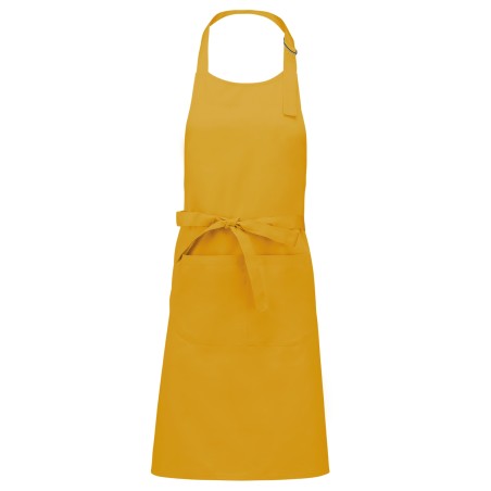 Polyester cotton apron with pocket