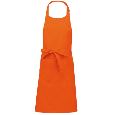 Polyester cotton apron with pocket