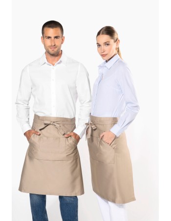 Polycotton long apron