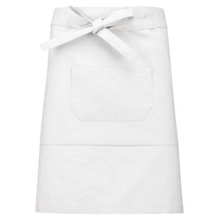 Polycotton mid-length apron