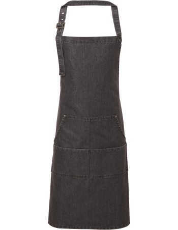 Denim bib apron 2