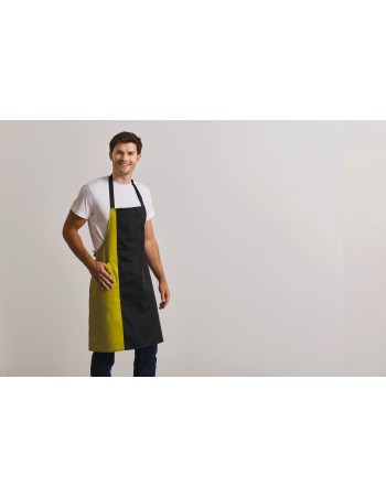 Contrast Bib Apron
