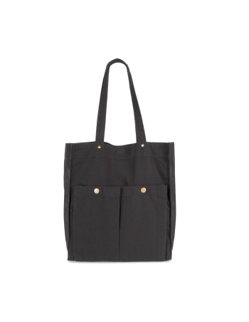 Cotton bag with front pockets 2