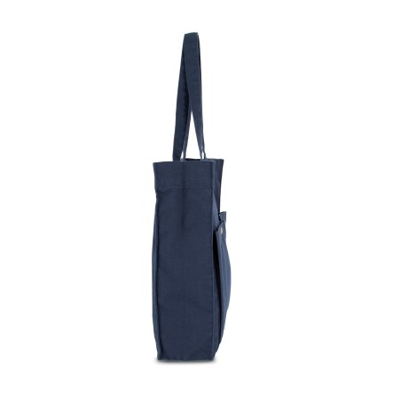 Cotton bag with front pockets