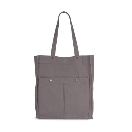 Cotton bag with front pockets