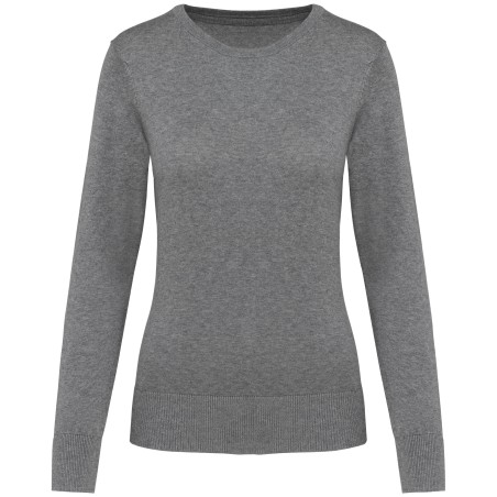 Jersey Supima® cuello redondo mujer