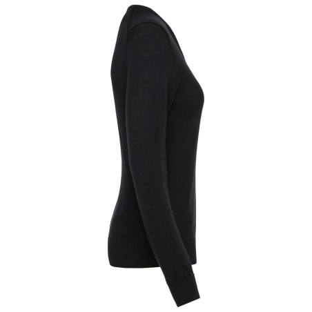 Ladies\\\' V-neck merino jumper