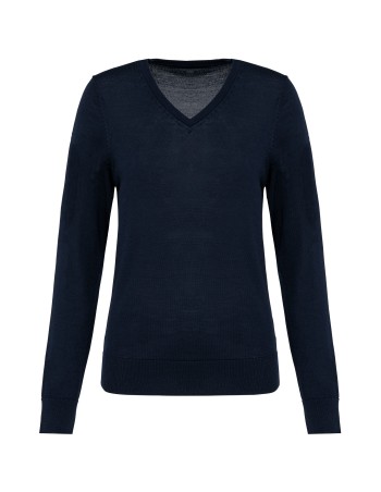 Ladies\\\' V-neck merino jumper 2